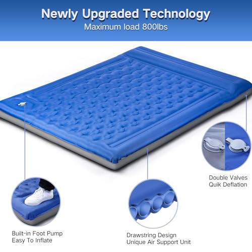 Self Inflating 6'' Extra-Thick 2 Person Sleeping Pad U269465