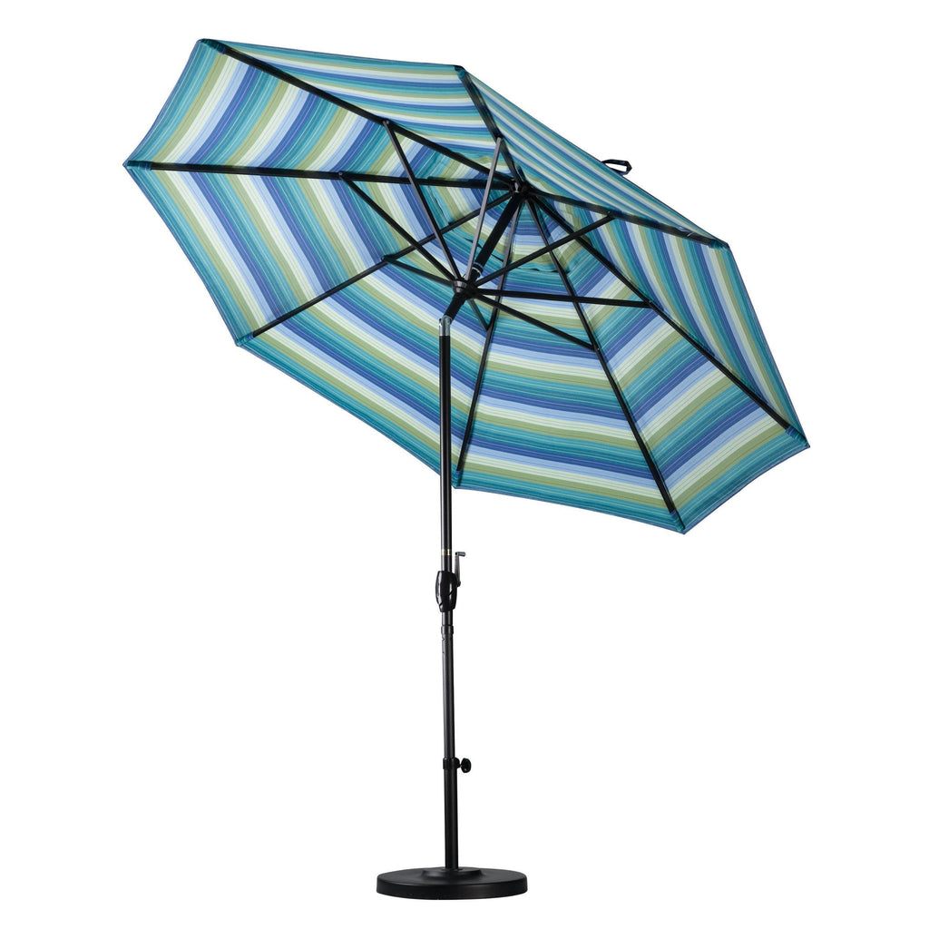 7.5 ft. Matte White Aluminum Patio Umbrella Q142