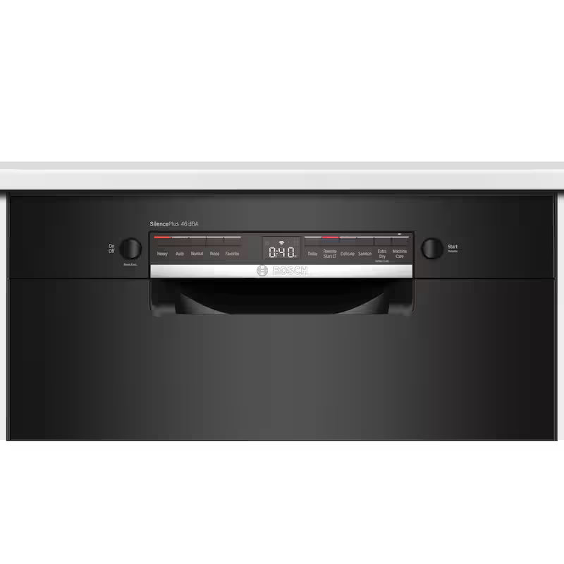 Black 24 in. Smart Dishwasher with Stainless Steel Tub C8359