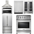 30 Electric Range, Range Hood, Microwave, Refrigerator, Dishwasher, Wine Cooler C314