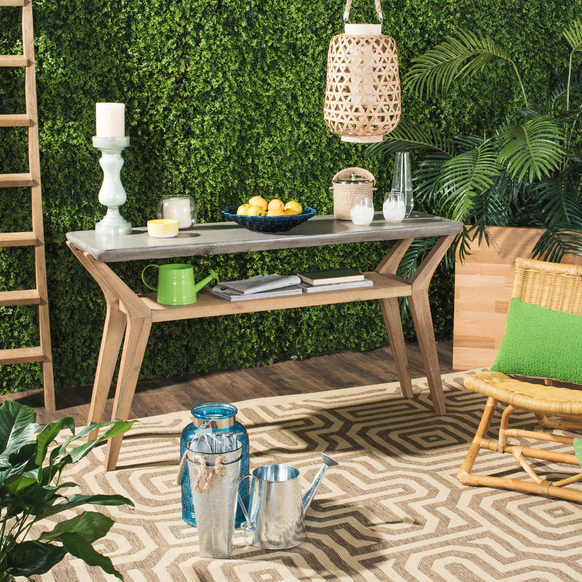 Indoor/Outdoor Concrete Console A6120