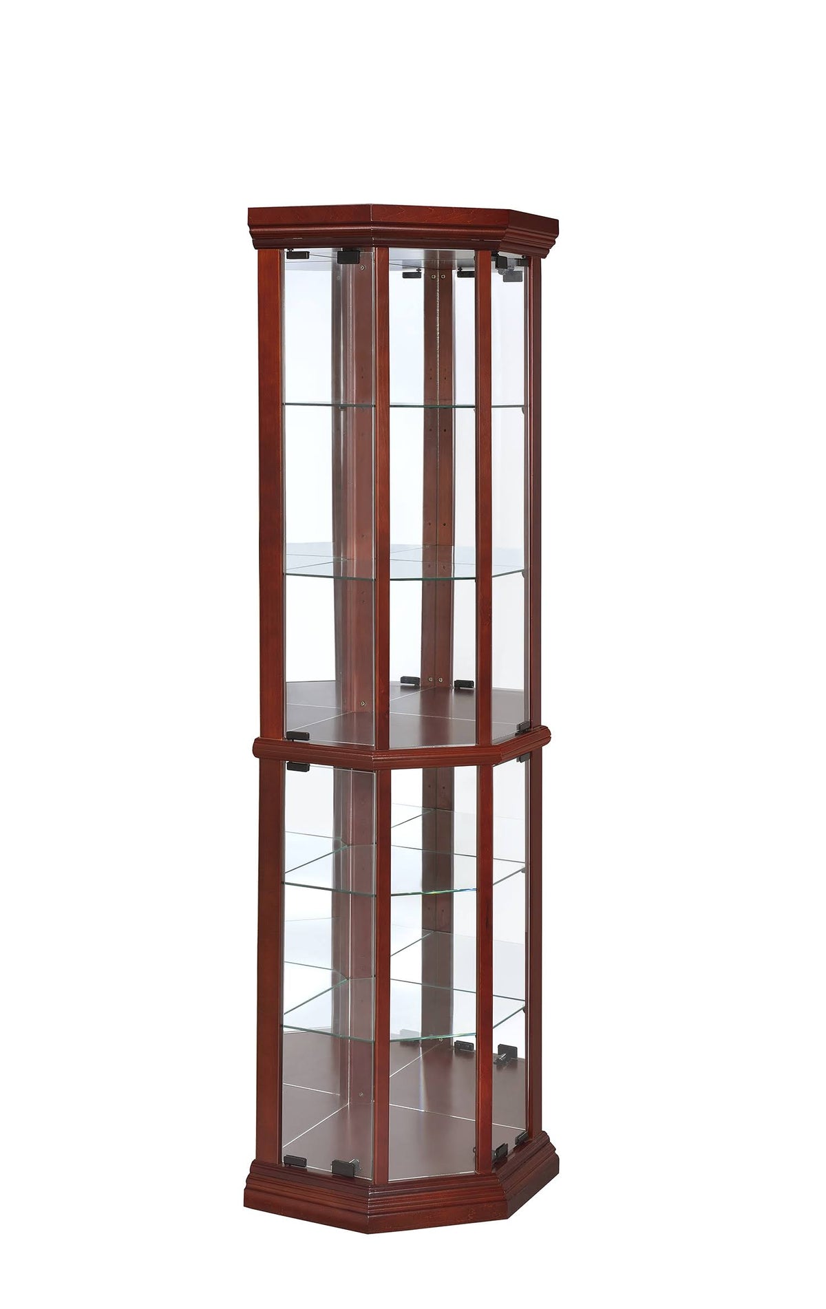Medium Brown Curio Cabinet O266