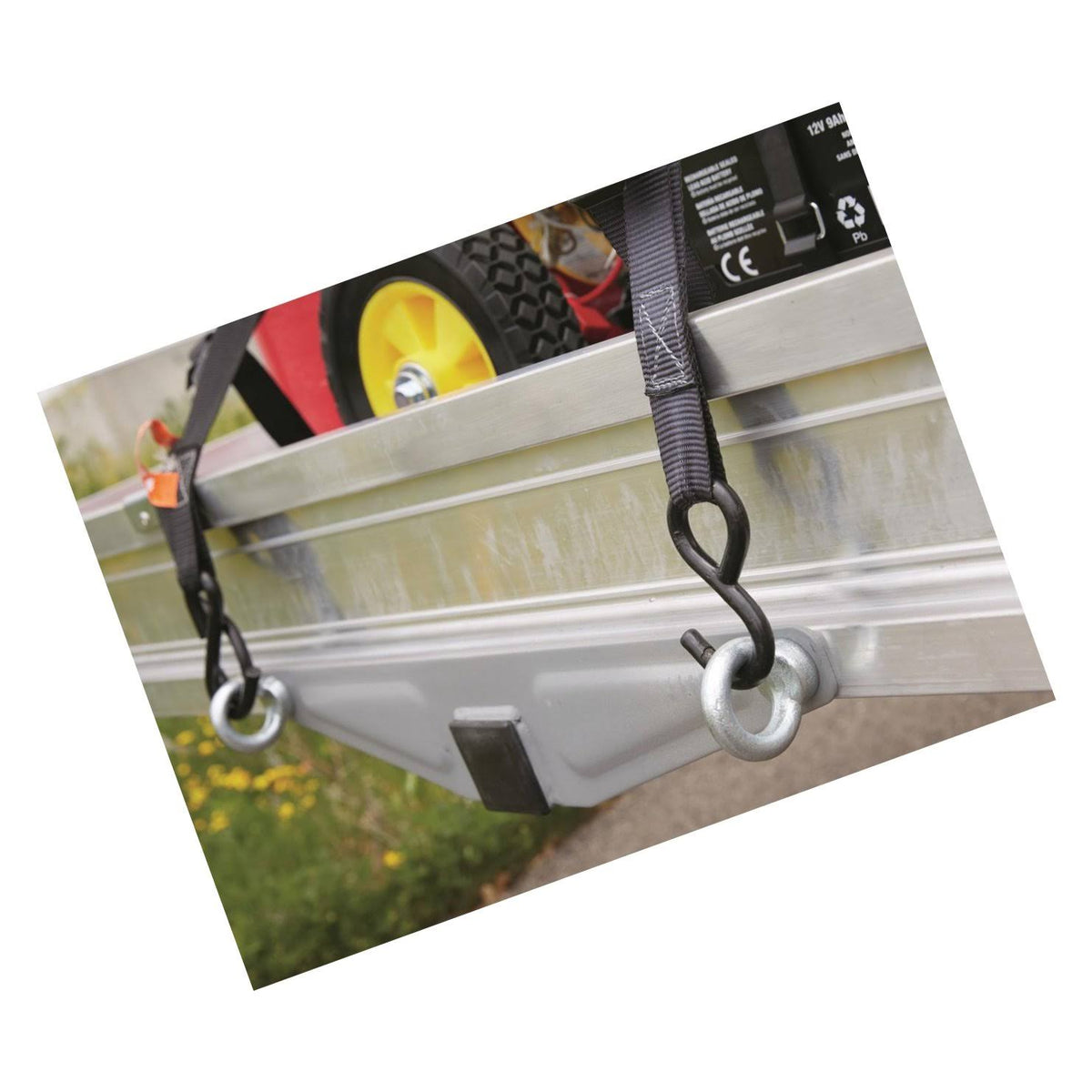 Extra-Large Folding Aluminum Cargo Carrier with 3-Position Ramp G429394
