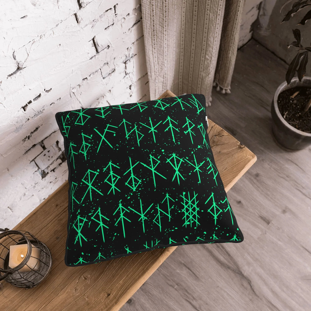 Green 20"x20" Velvet Throw Pillow Covers Set of 2 C69017