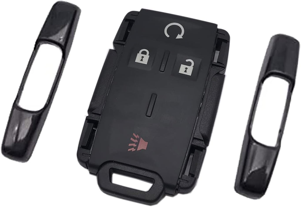 Black Replacement Key Fob Case Shell 4 Buttons Remote Car Housing Cover J3342