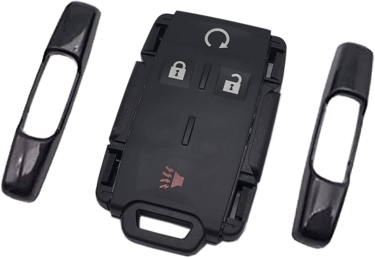 Black Replacement Key Fob Case Shell 4 Buttons Remote Car Housing Cover J3342