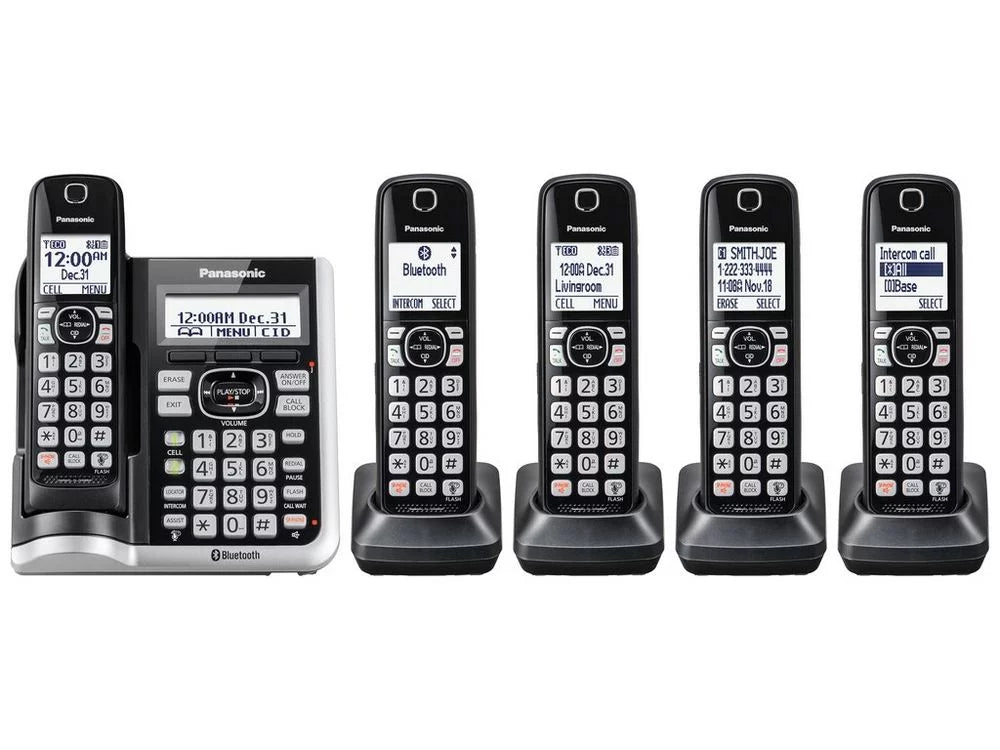 5 Handset Cordless Phone with Answering Machine Q53966
