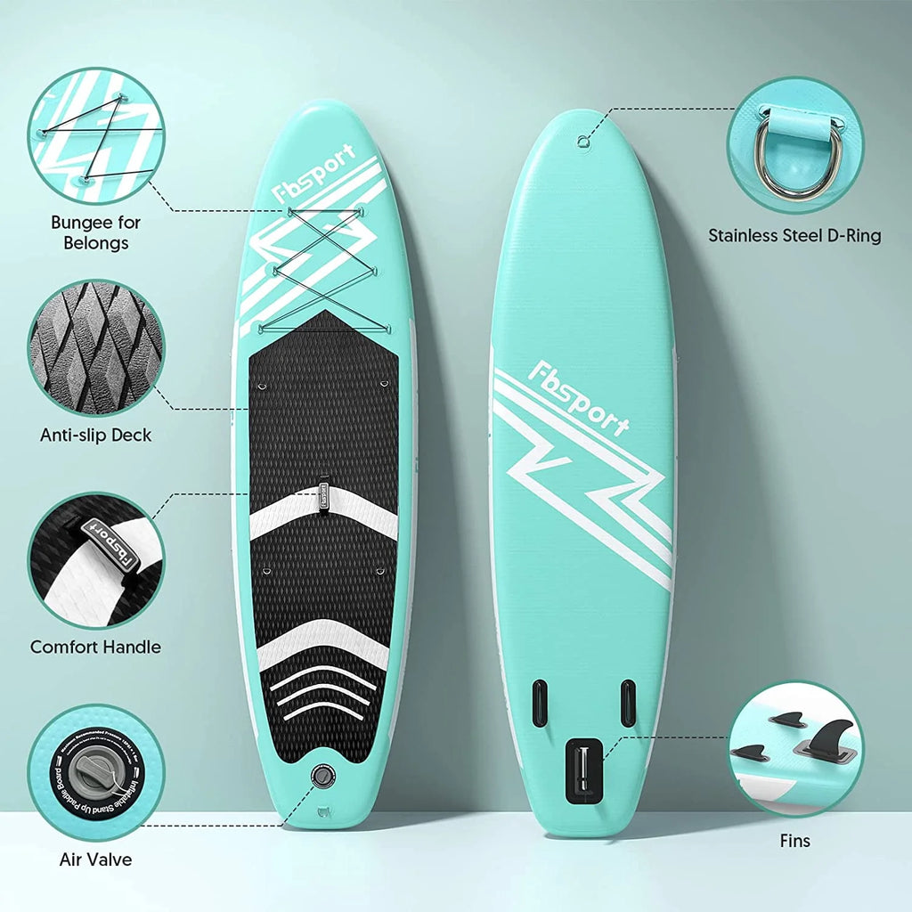 Mint Green Inflatable Paddle Board Z70028