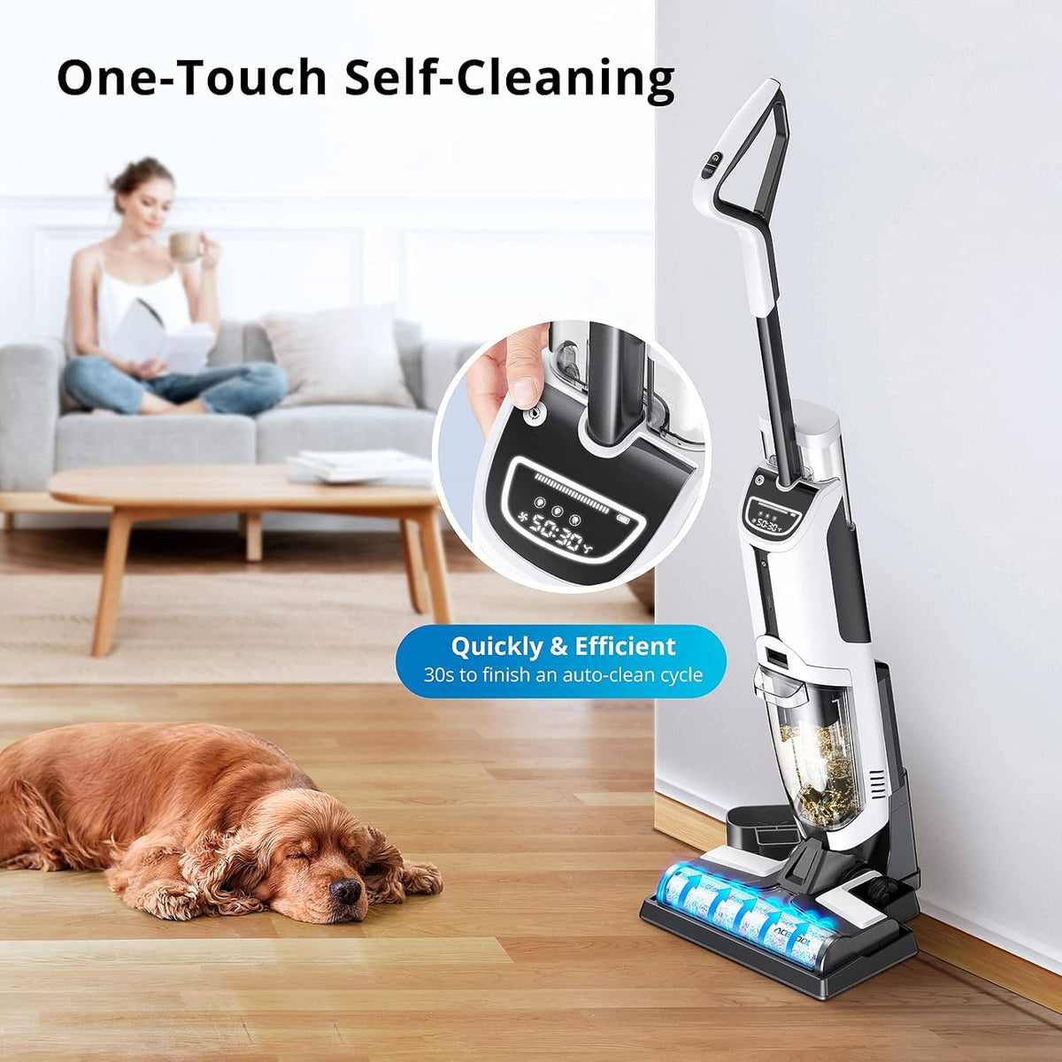 Cordless Wet Dry Vacuum and Mop Cleaner W567787