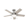 Brushed Nickel Indoor LED Ceiling Fan C2043