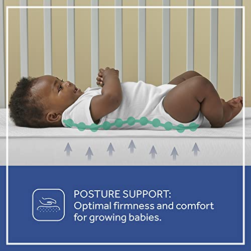 Cotton Cover 2-Stage Waterproof Baby Crib Mattress Y83592