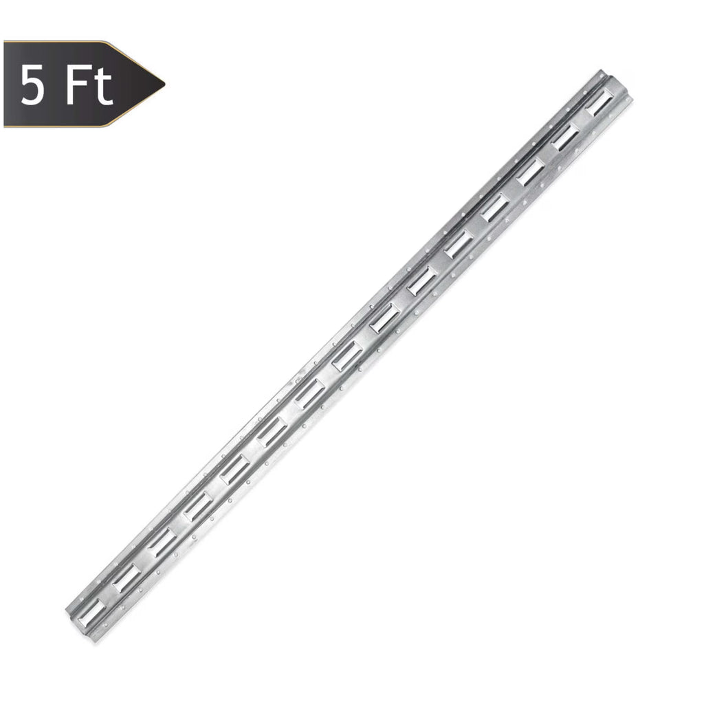 5' E-Track Tie-Down Rail, Vertical Zinc-Coated (1-Pack) N32725