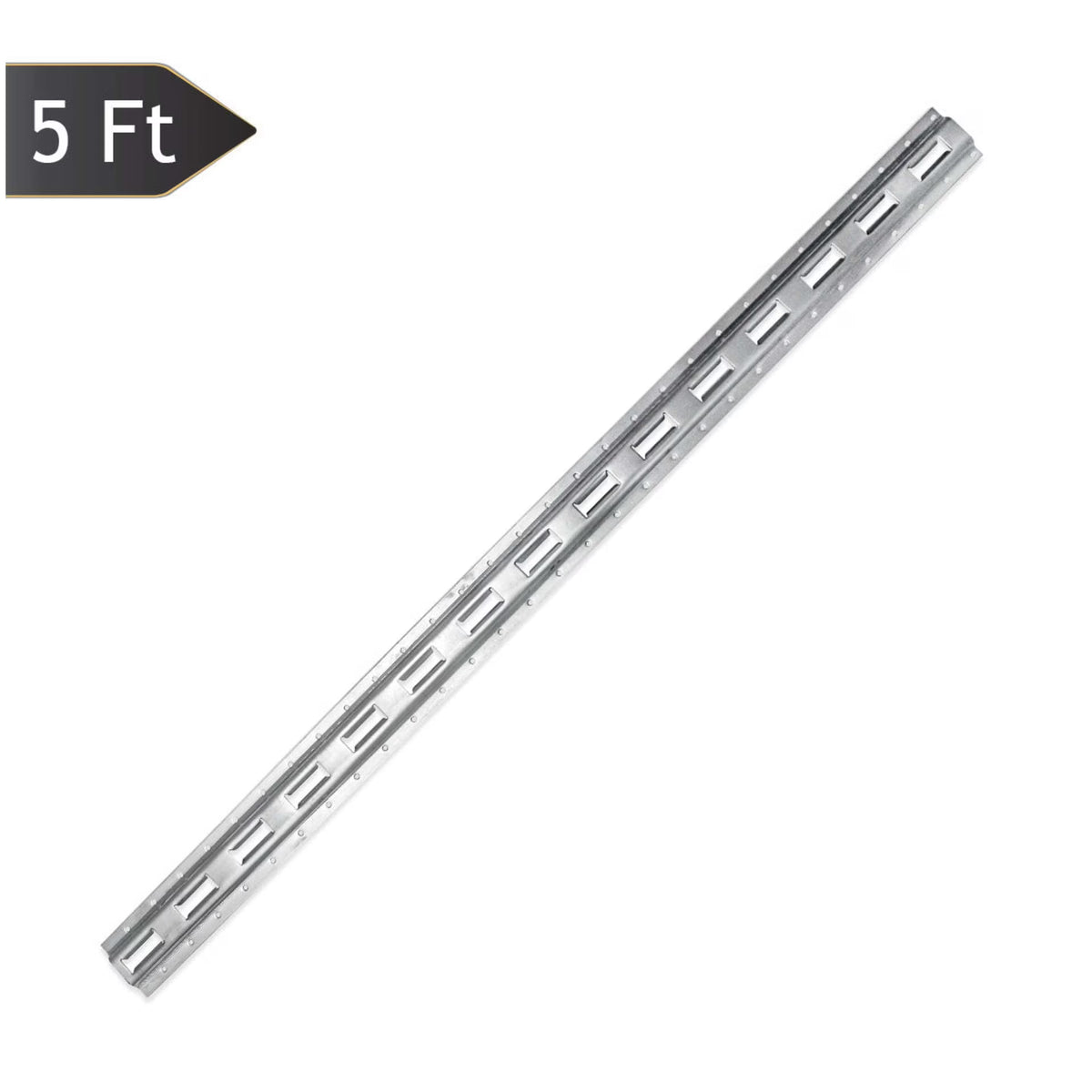 5' E-Track Tie-Down Rail, Vertical Zinc-Coated (1-Pack) N32725