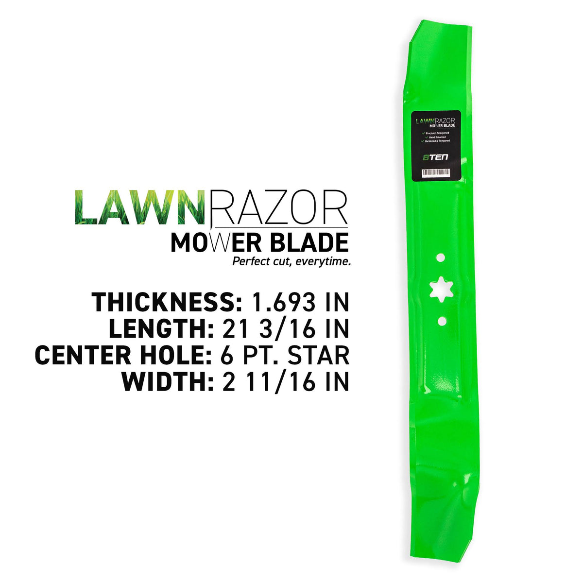 6 Pack Lawn Mower Blades H213126