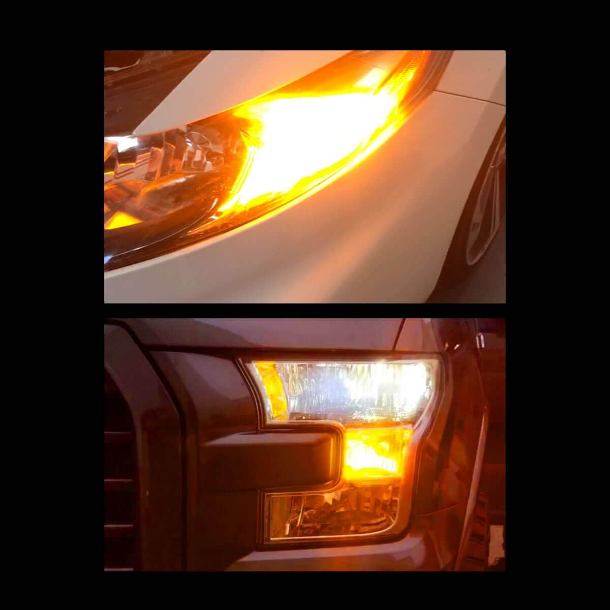 7443 LED Bulb CANBUS Ready Turn Signal Light Error Free Anti Hyper Flash Amber Yellow Pack of 2 C539569
