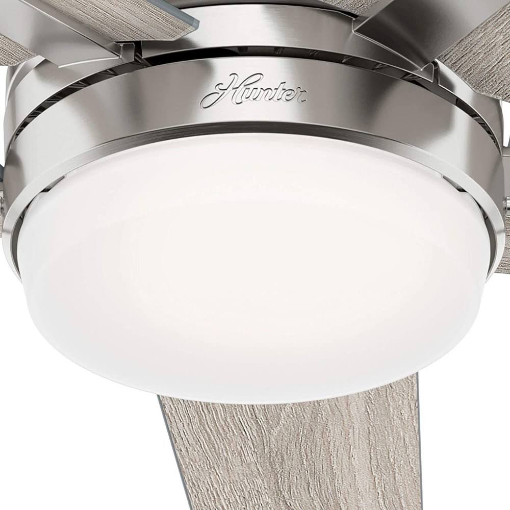 Brushed Nickel Indoor LED Ceiling Fan C2043