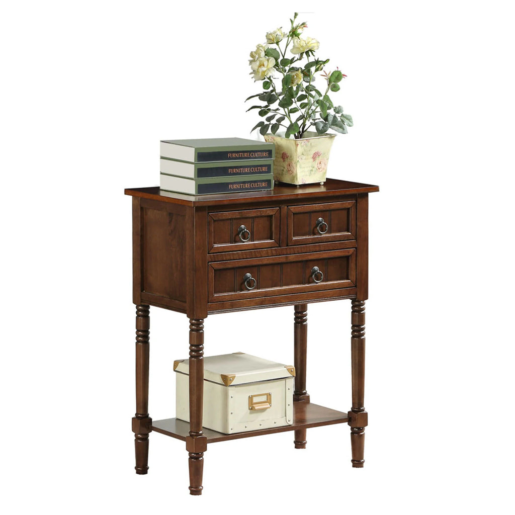 3 Drawer Hall Table with Shelf Y1259