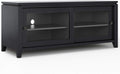 Black Wood TV Media Stand W431