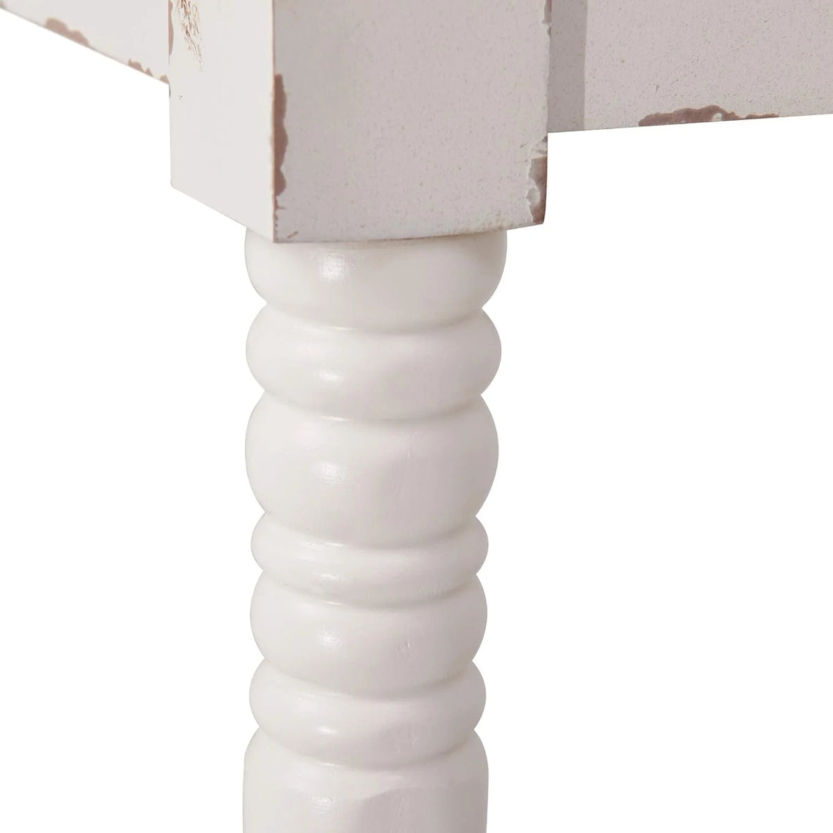 White Console Table with 2 Drawers U1556