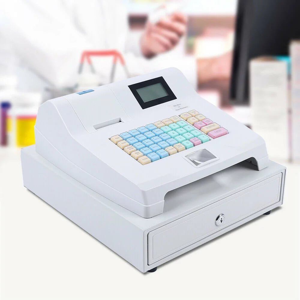 48 Keys LED Display Electronic Cash Register W8506