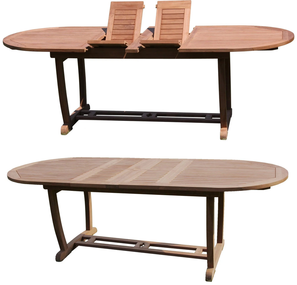 Grade-A Teak 8 Seater 9 Pc Dining Set G939865