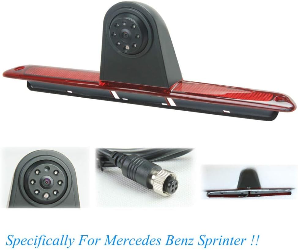 Brake Light Backup Camera with Monitor Q5964