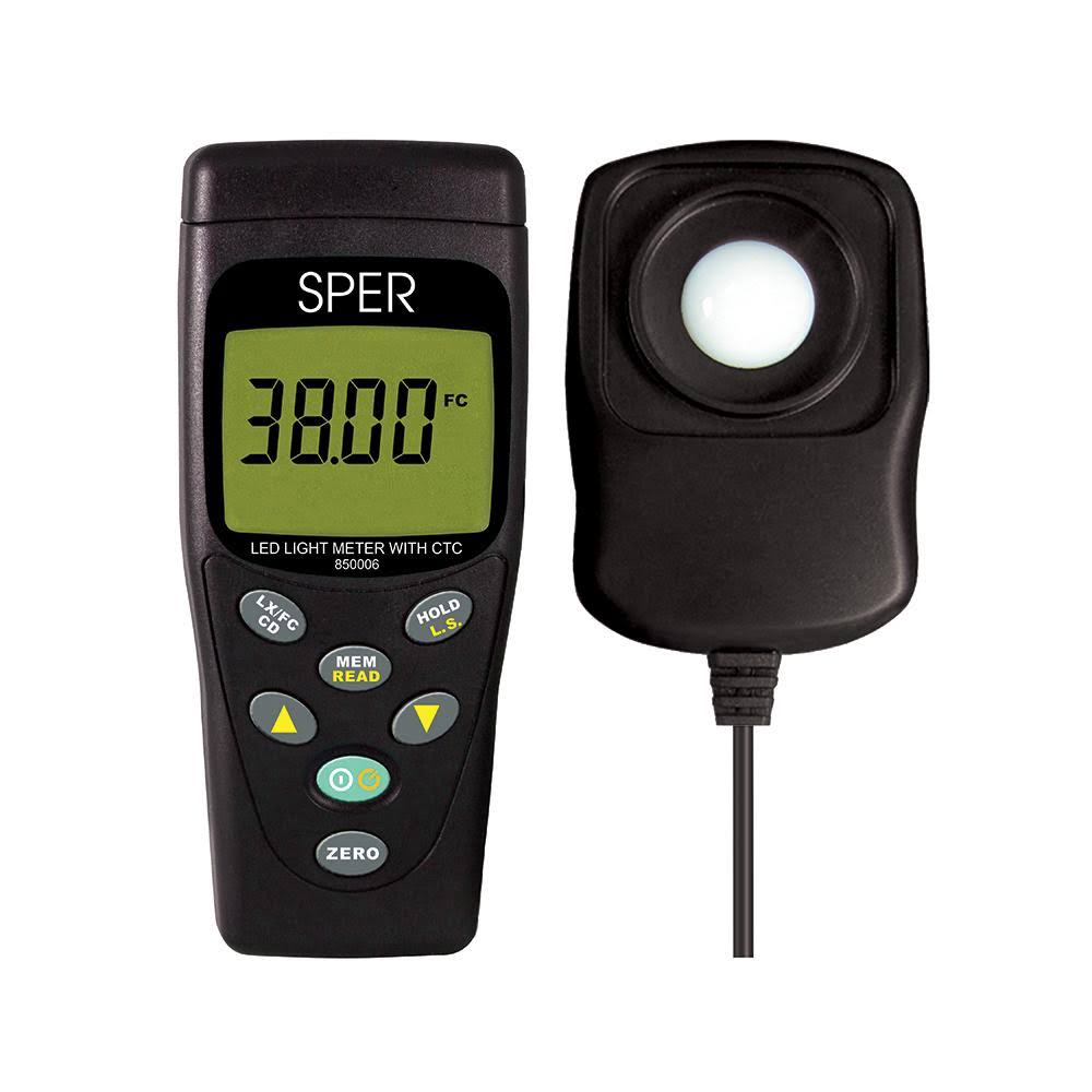 LED Light Meter with Color Temperature Compensation I96423