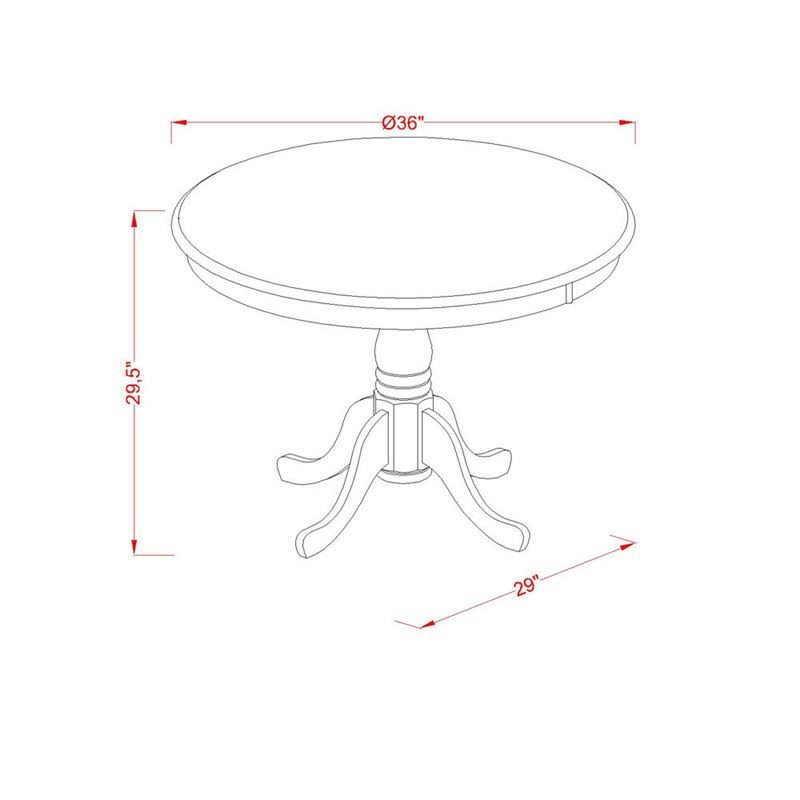 Antique Oak 5-Piece Dining Set R870824