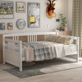 Modern Solid Wood Twin Size White Daybed K6903