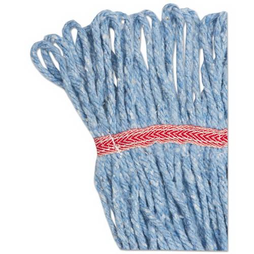 Blue Microfiber Tube Wet Mops, 15 x 2, 12/Carton B9482