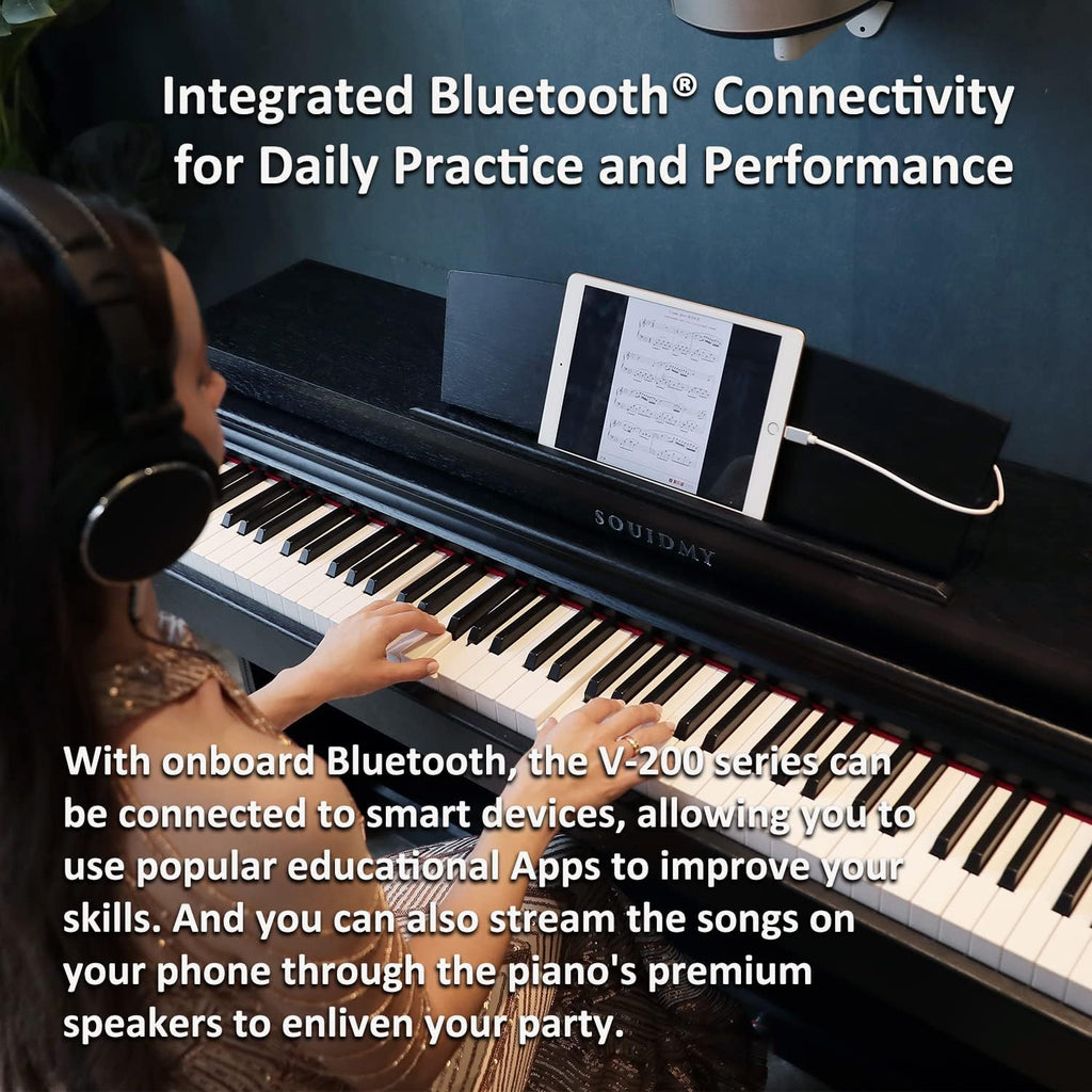 88-Key Weighted Hammer-Action Digital Piano X7590