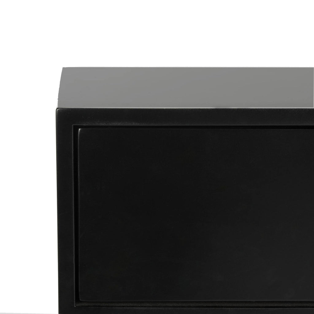 Black Cross Leg End Table A389