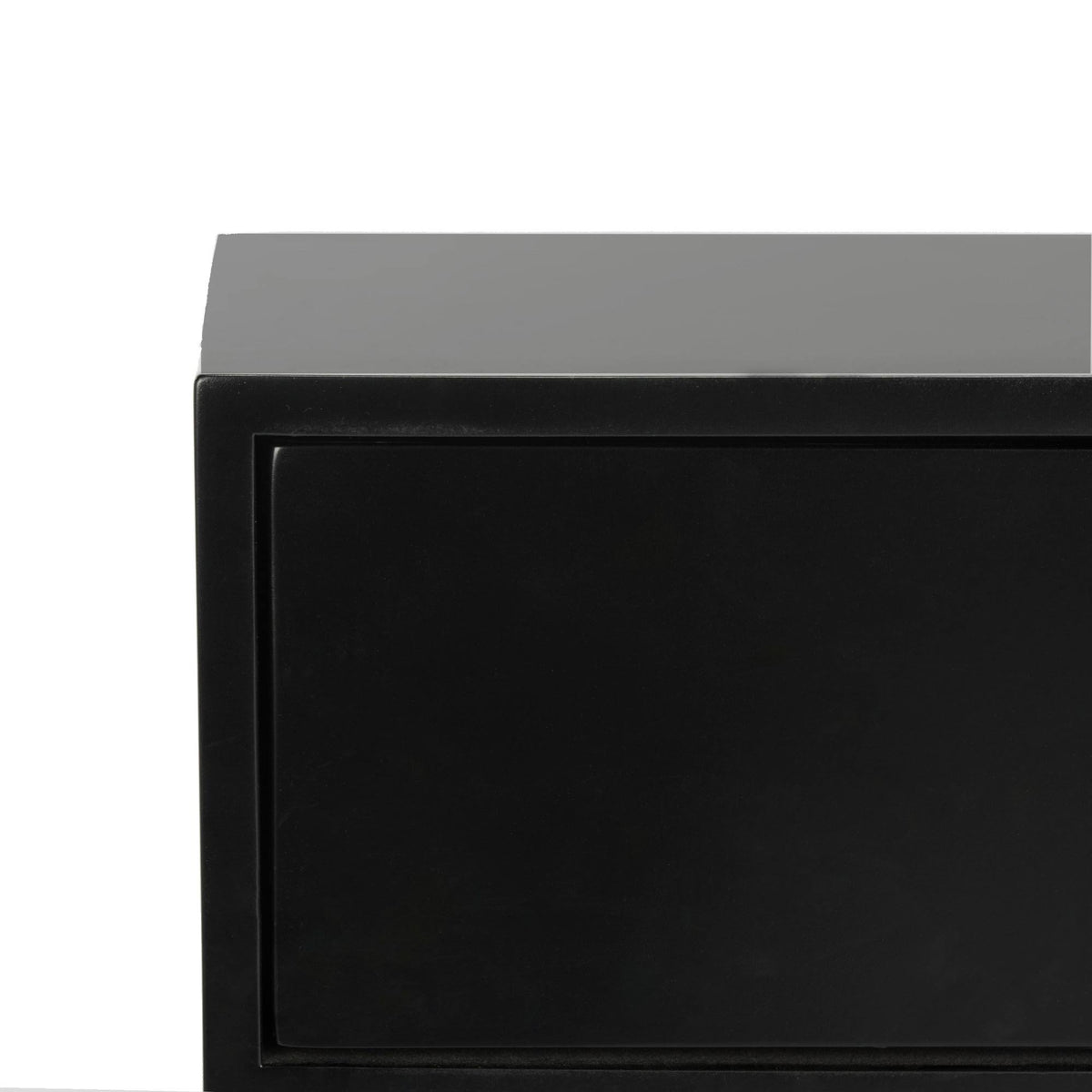 Black Cross Leg End Table A389