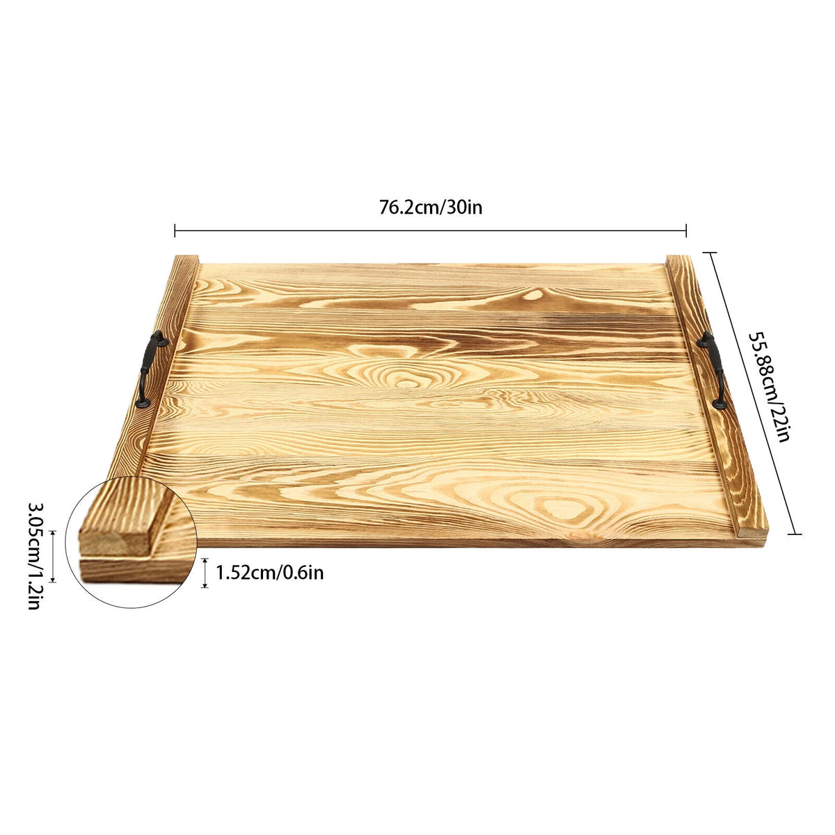Pine Wood Noodle Board Stove Cover K854