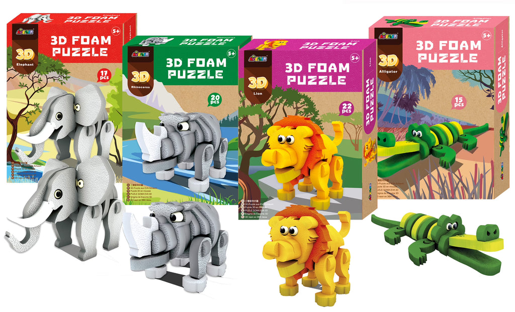 3D Foam Model Art Elephant E7635