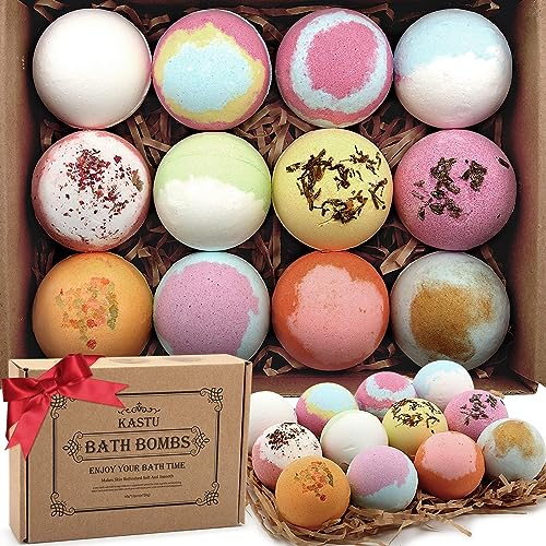 12 PCS Vanilla Menthol Rose Bath Bombs L891