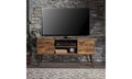 Pine /Wenge Fiberboard Entertainment Center J8902