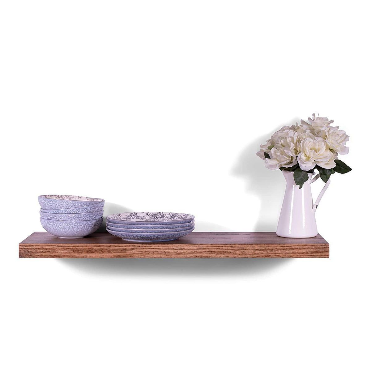 Solid Oak Wood Floating Shelf V7227