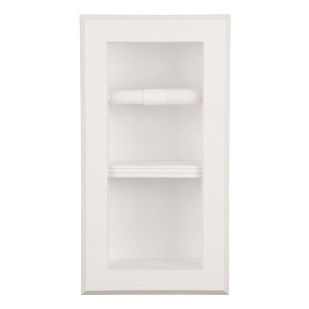 White Double Toilet Paper Holder X941908