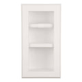 White Double Toilet Paper Holder X941908