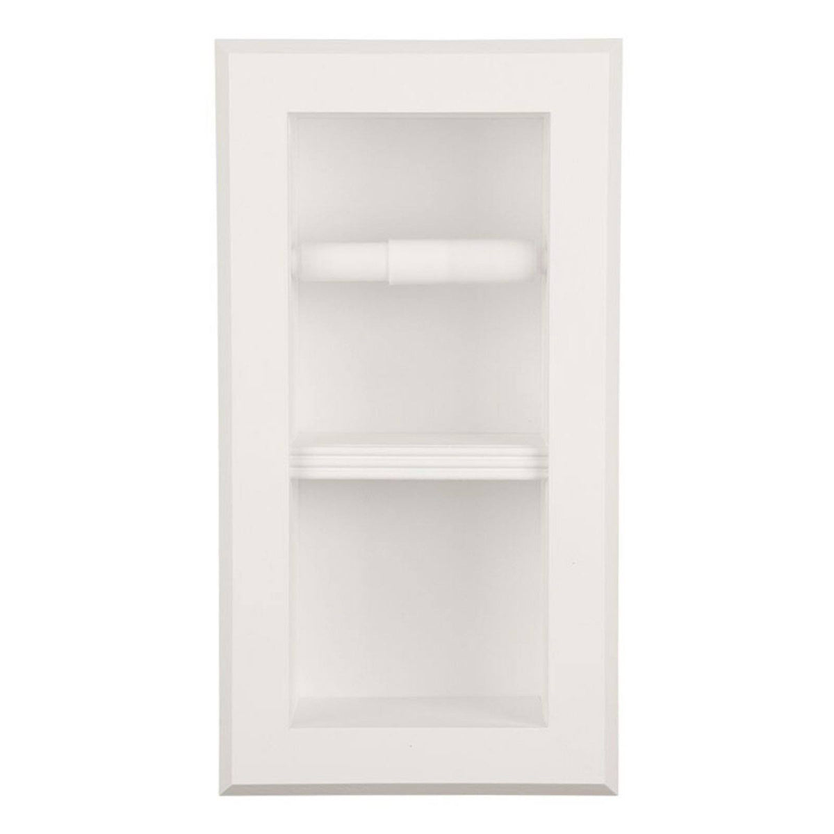White Double Toilet Paper Holder X941908