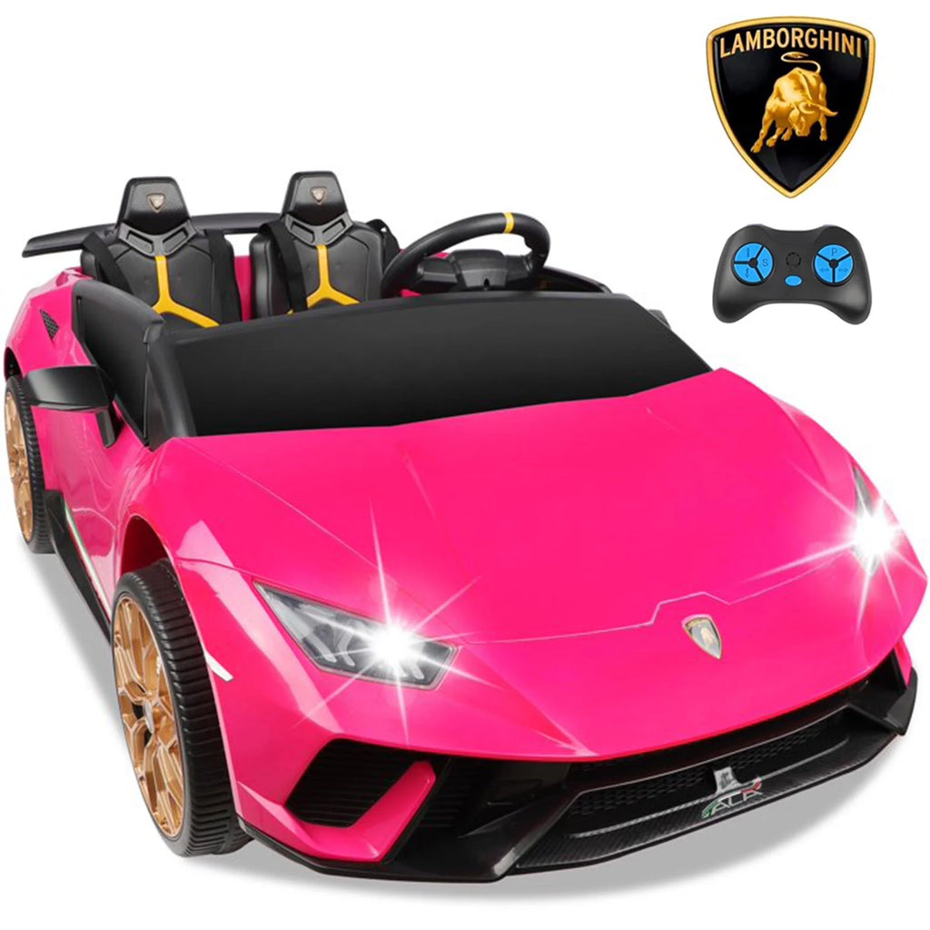 Pink 2 Seater Powered Electric Ride on Car V2446