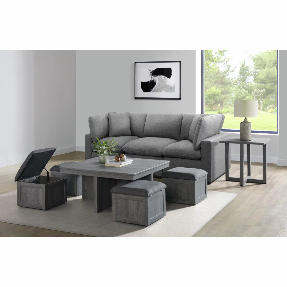 Grey End Table A647265