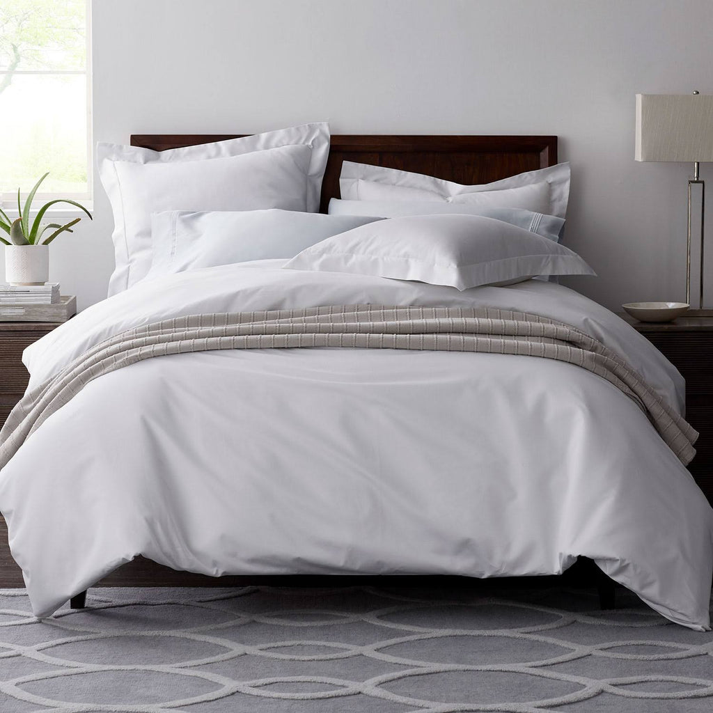 Ivory King Cotton Sateen Duvet Cover X4281