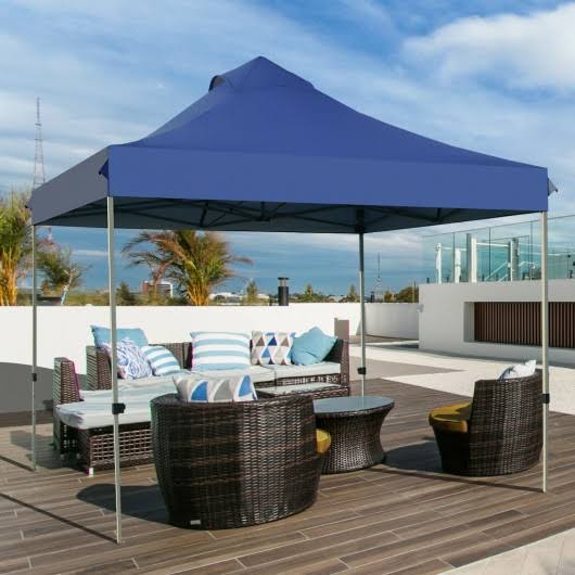10' x 10' Portable Pop Up Canopy Tent with Roller Bag Z8000