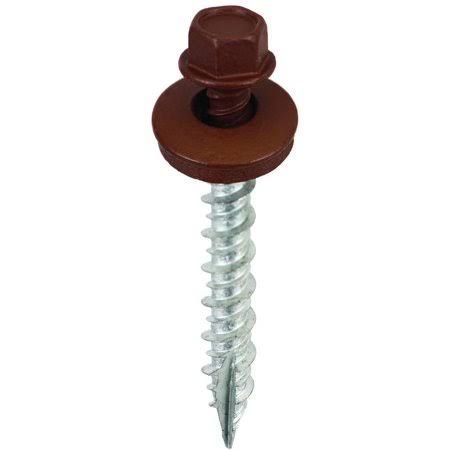 1-1/2 inch Brown Metal to Wood Building Screws J9569