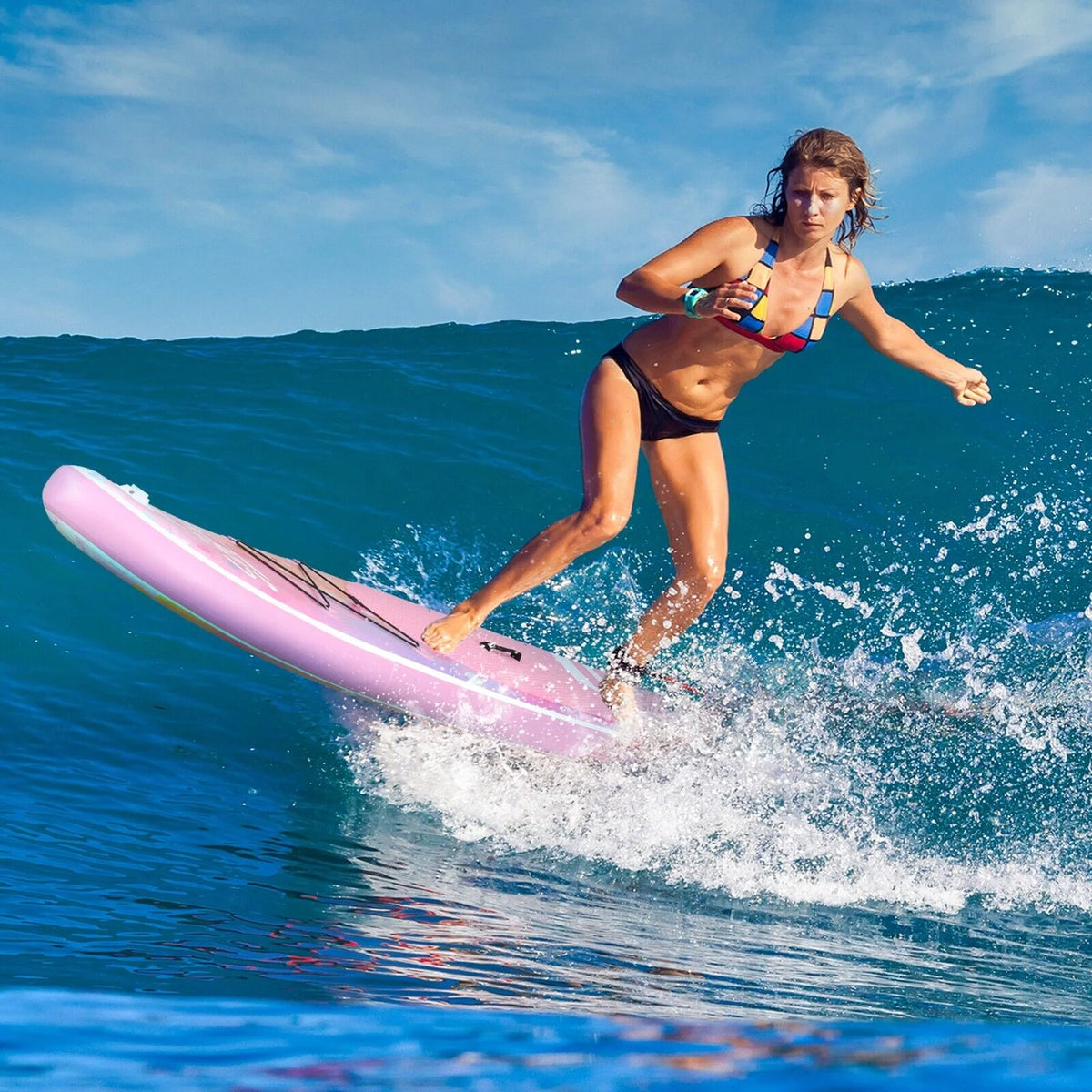 11 Ft Blue Inflatable Paddle Board Y7051