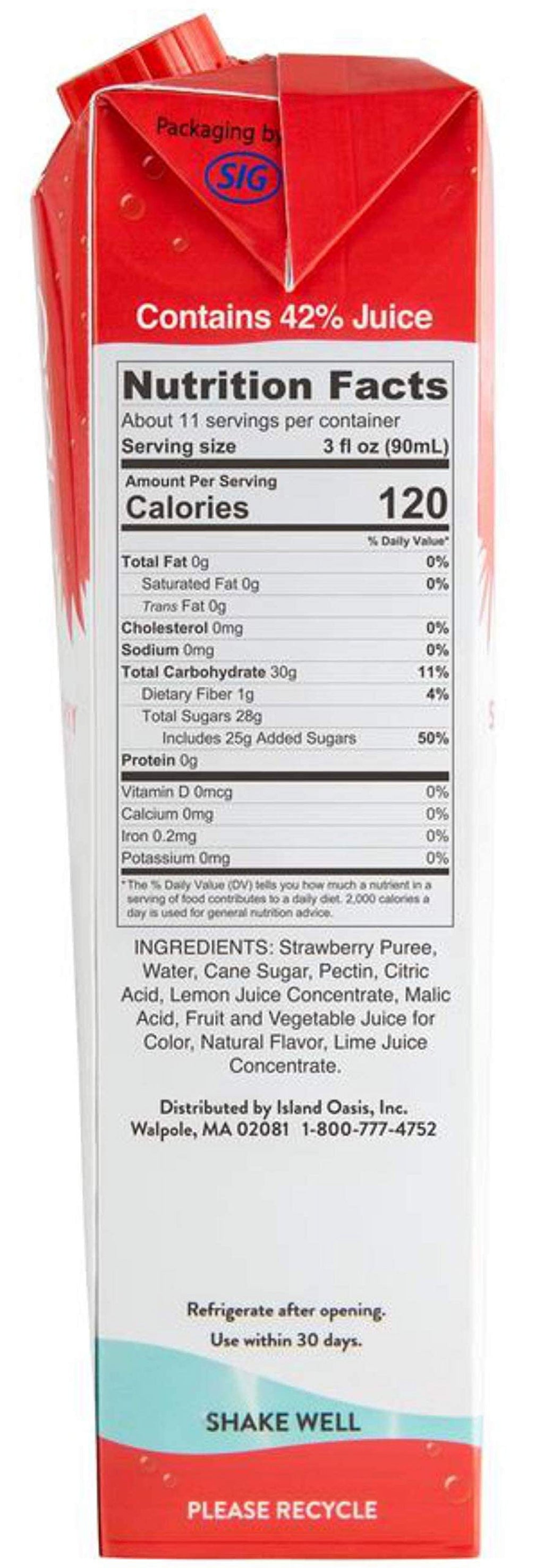 Strawberry Drink Mix, 1 L Q2355