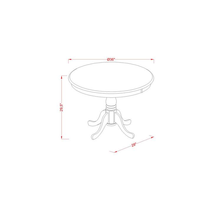 Antique Oak 5-Piece Dining Set R870824