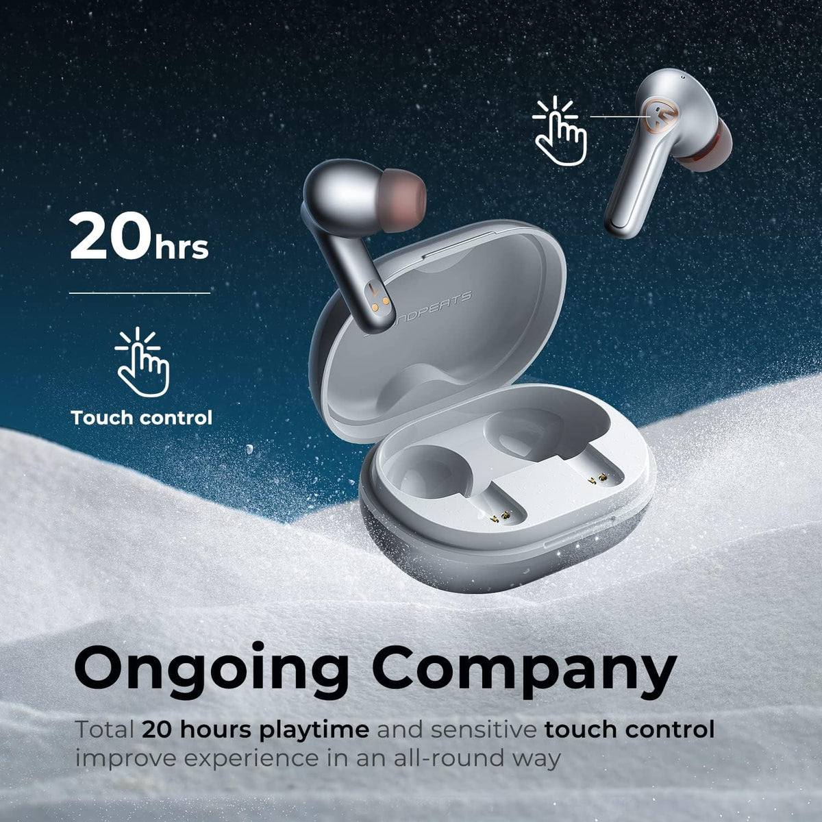 Hybrid Dual Driver Wireless Earbuds with aptX Adaptive Bluetooth 5.2 Stereo Earphones V71651